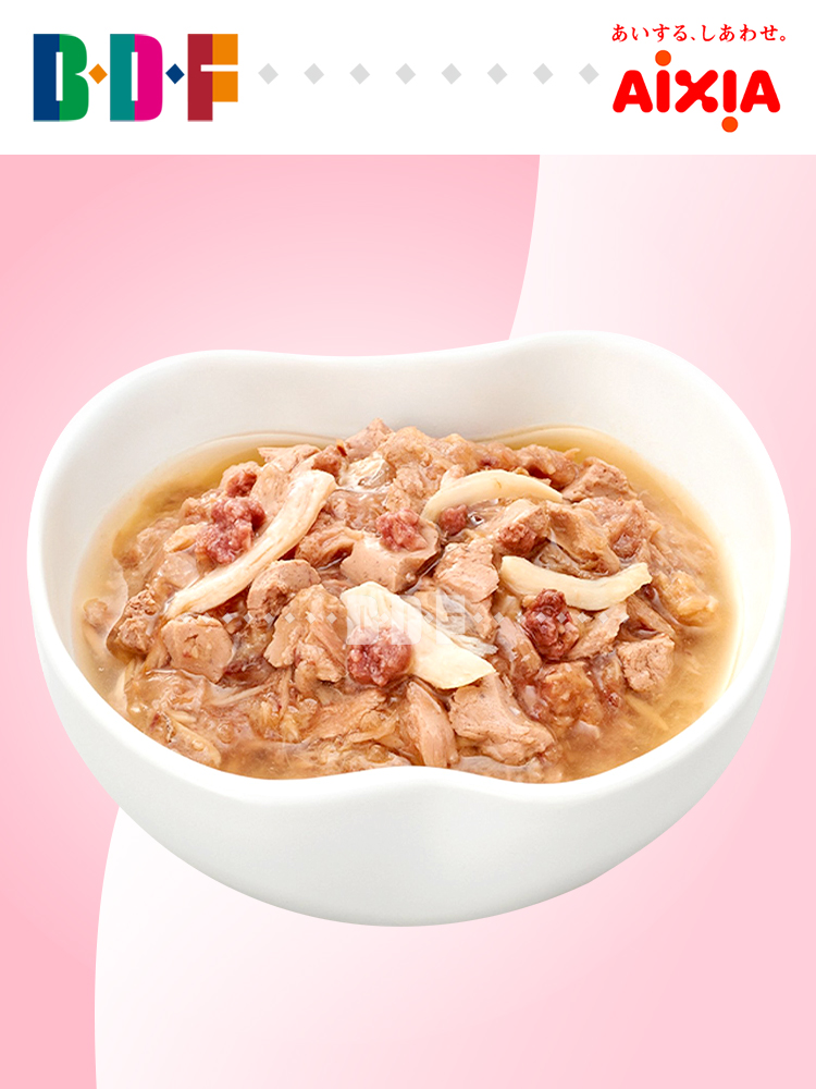 Thú cưng Beethoven Maruha Tình yêu Hạnh phúc Mèo tươi Ăn vặt Mèo Meal Kit Mèo Thực phẩm ướt Gói tươi 70g - Đồ ăn nhẹ cho mèo hạt whiskas cho mèo con