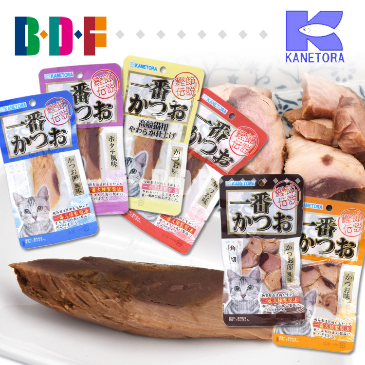貝多芬寵物 日本鰹節傳說一番鰹魚條角切鰹魚塊貓零食貓肉條幼貓