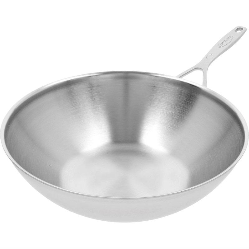 Demeyere Industry 5-Layer Chinese-Style Wok, Genuine Belgian Product, Original Import, 30-Year Warranty Demeyere Industry 5-Layer Chinese-Style Wok, Genuine Belgian Product, Original Import, 30-Year Warranty