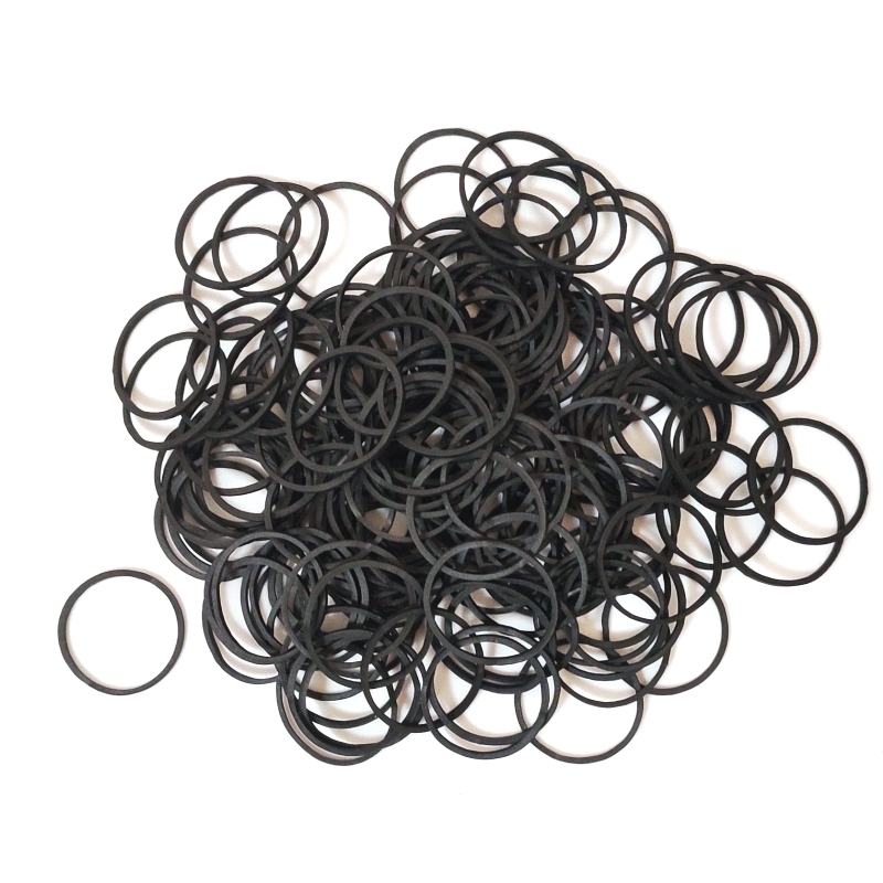 Film real estate hair rubber band thick hair ring high elastic black rubber band stage performance hair salon makeup artist modeling special