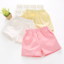 Han Edition Childrens Clothing Girl 2022 Summer New Pure Color Thin Shorts Shorts Casual CUHK Children Fashion Children Hot Pants Tide