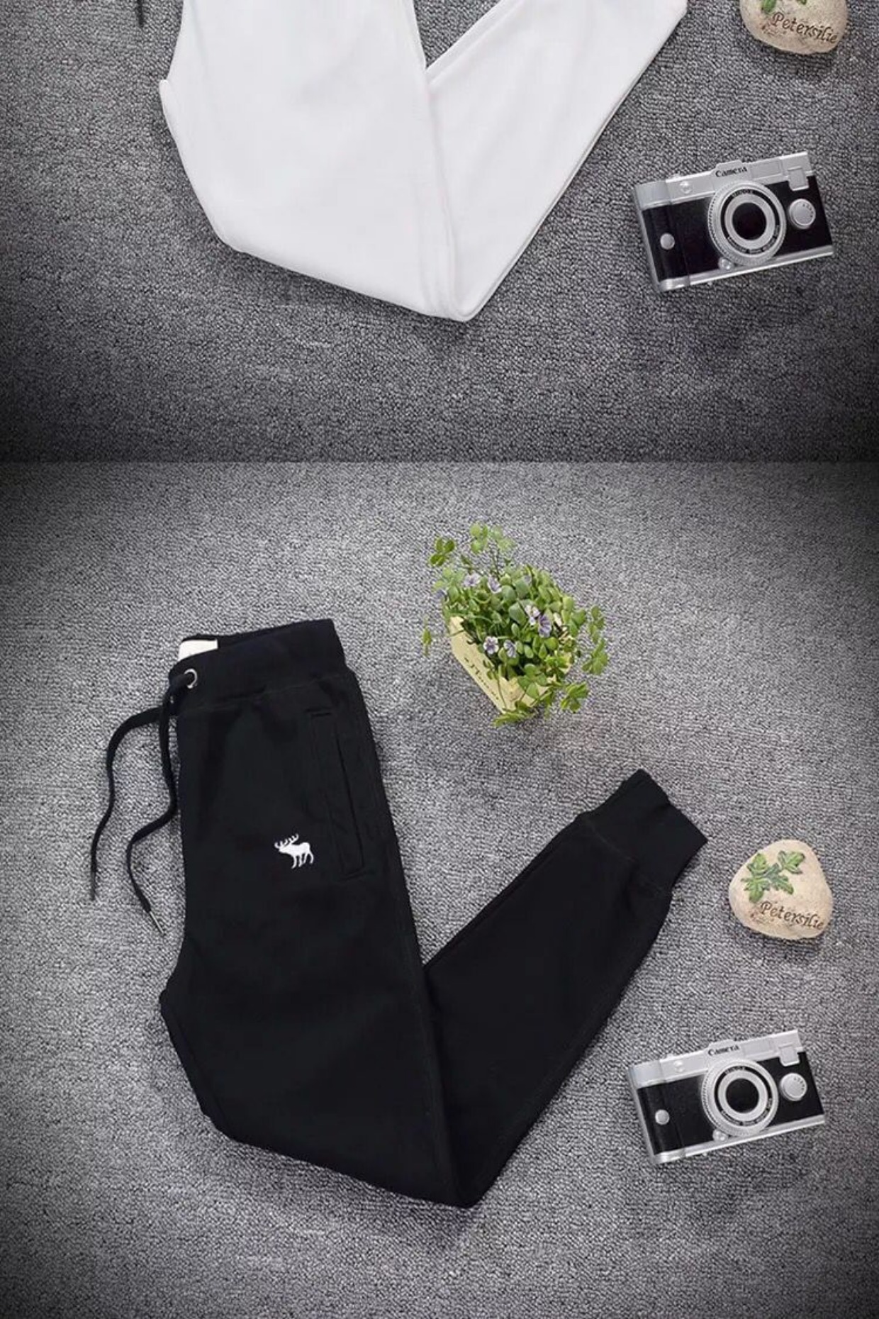 Mùa xuân và mùa thu bf Quần Wei quần chân và quần nữ cộng với nhung dày đóng cửa quần bó sát cotton Slim mùa thu mỏng phần quần ống suông nữ