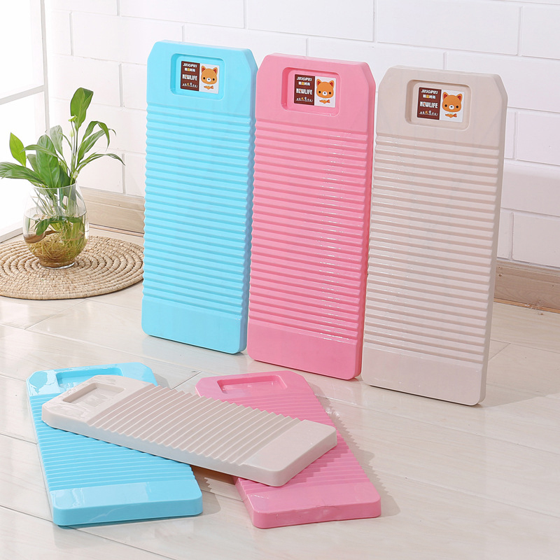 New material thickened anti-slip large number plastic laundry plate Home small number Kneeling Washboard Student Dormitory Special-Taobao