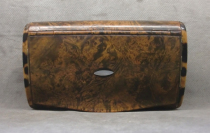 19th-century European old Heather root wooden box (not old package returned)