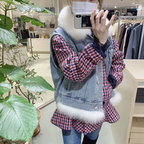 Discount strongly recommended O2ND Octo 2020 winter fur collar denim holder O22A9NVT671W (OL)