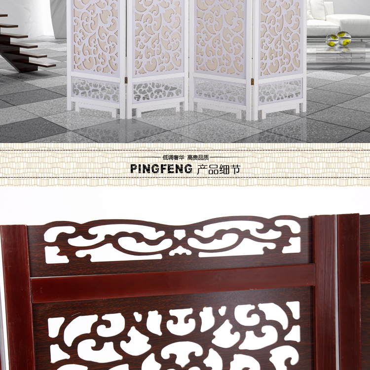 Màn hình Trung Quốc phân vùng cổ phòng khách nhà hàng văn phòng khách sạn phòng trà màn hình hai mặt có thể tháo rời màn hình - Màn hình / Cửa sổ vách bình phong giá rẻ