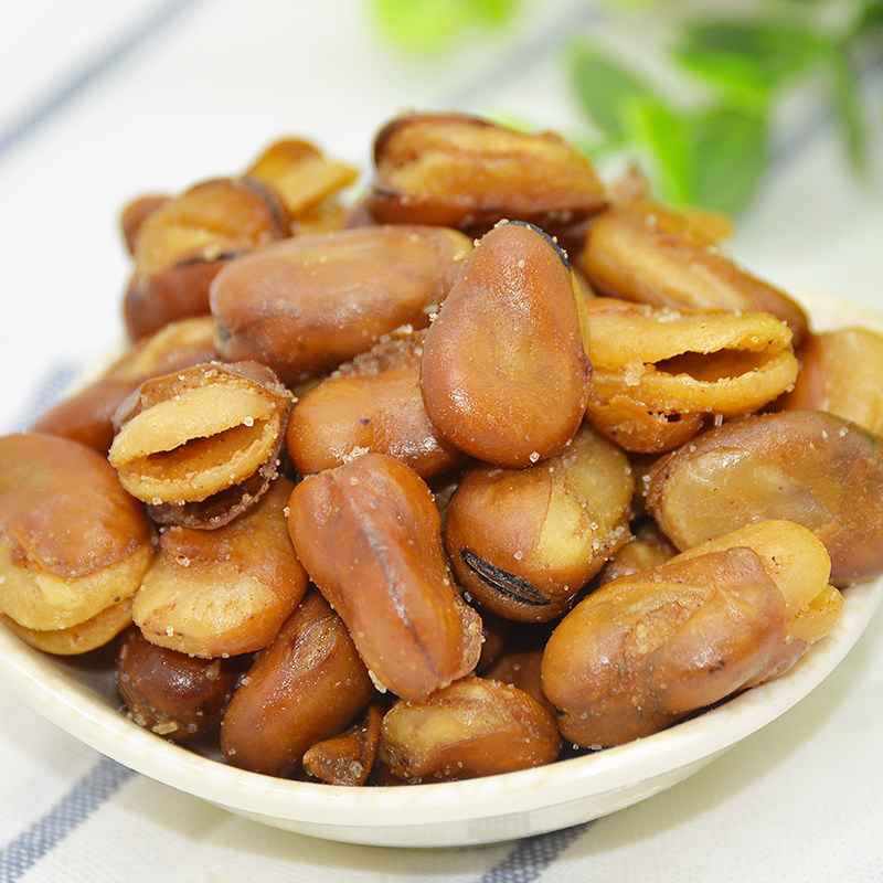 Silkworm Bean Orchid Beans Bulk 4 catty Ingredients Small Snacks Spicy Beef Taste Nuts Fried Goods Bar Casual Food Snack-Taobao