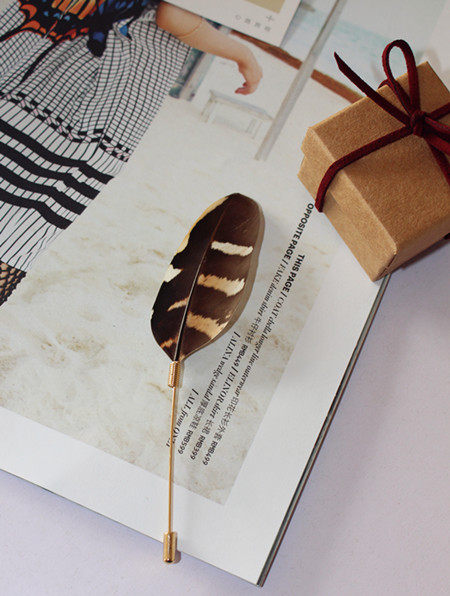 Broche femme en plume - Ref 1172259 Image 25