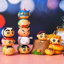 Genuine Insemination Crayons Small New Perimeter Stack Lego blind box Handmade public Tsai Car Pendulum cartoon Ornament Collection