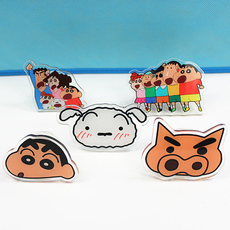 Craypen Small New Air Bag Phone Rack Cute Cartoon Acrylic Small White Left Necropolis Telescopic Adhesive Pendulum holder