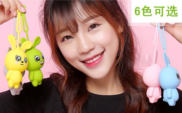 Dễ thương lớn trắng phim hoạt hình silicone chìa khóa túi sáng tạo nữ túi chìa khóa vòng trang trí túi mặt dây chuyền túi lưu trữ khóa ví móc khóa đẹp