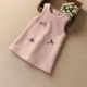 Cô gái mùa thu đông 2018 Phiên bản Hàn Quốc của những chiếc váy len trẻ em mới cho trẻ em cửa hàng quần áo trẻ em