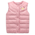 Bé gái mùa thu đông 2018 mới cho bé Hàn Quốc ấm áp áo vest độn vai vest bé xuống áo vest cotton shop ao khoac tre em dep Áo ghi lê