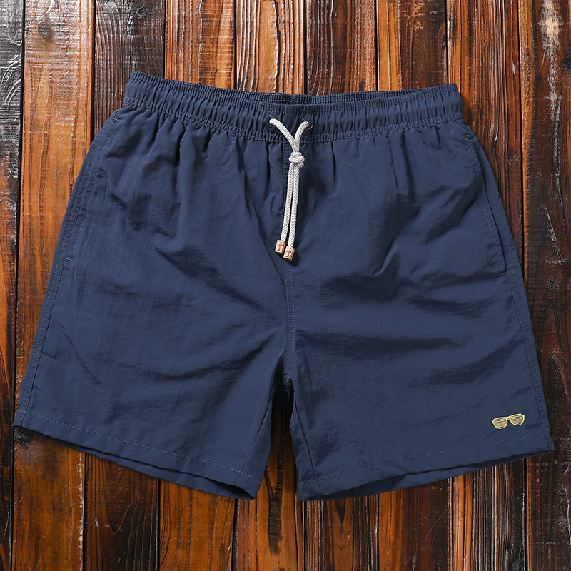 Men's Beach Shorts, Quick-Drying, Lightweight, Loose, Casual, Solid Color Shorts, Lined Swimming Fitness Sports Swim Trunks Men's Beach Shorts, Quick-Drying, Lightweight, Loose, Casual, Solid Color Shorts, Lined Swimming Fitness Sports Swim Trunks