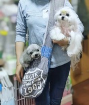 Day Single Dog Bag Pet Bag Light Poo Type Out Inclined Back Dog Bag Suitable for 6-12 Grams Pet