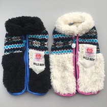 Thermostatic warm pet clothes double snowflake dog winter zipper dog vest recommended