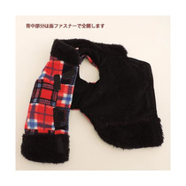 PET plaid coat PET clothes dog winter clothes Teddy than bear clothes big dog clothes golden fur winter clothes