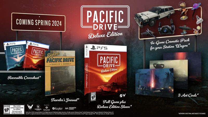 Supernatural Car Journey: Pacific Drive Ps5 Collector's Edition Us Deluxe Edition Pacific Drive Free Shipping