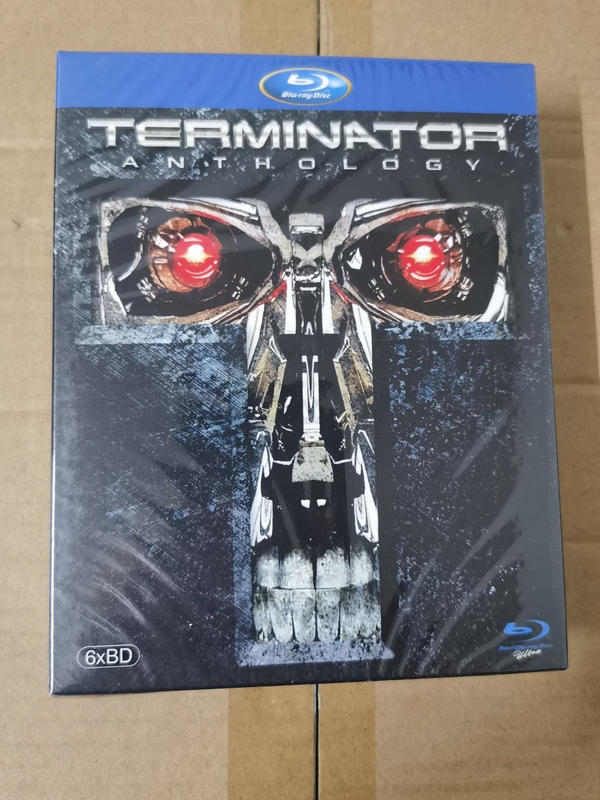Future Warrior Terminator 1-6 Set Collection Bd Blu-Ray Disc High-Definition Action Science Fiction Movie Box Set