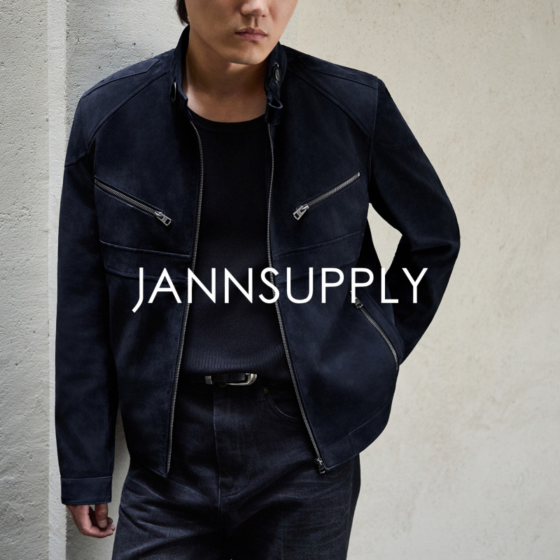 Jannsupply Pete Slim Fit Imported Sheep Suede Vintage Gucci by Tf Era Leather Jacket