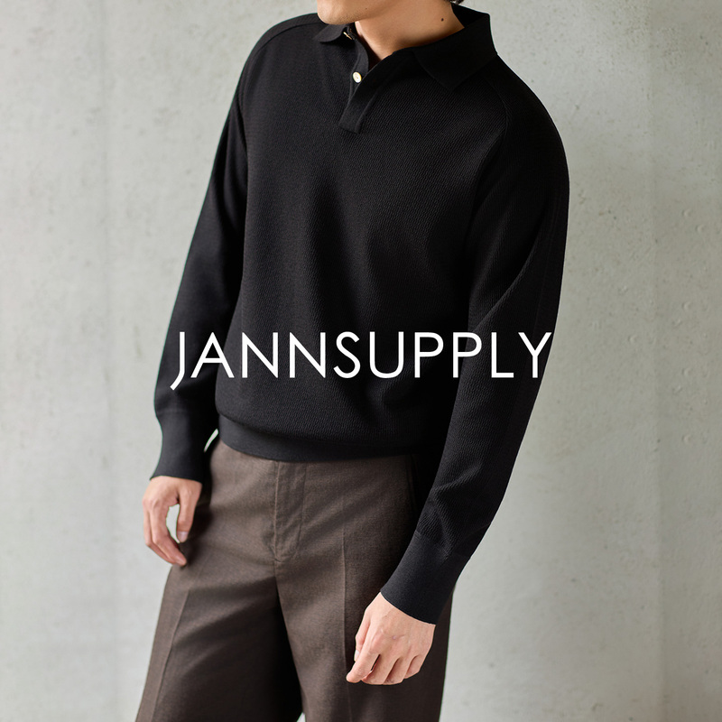 Jannsupply Is Almost Perfect. Easy-Care Double-Knit Machine-Washable Saddle-Shoulder Polo Knitwear Jannsupply Is Almost Perfect. Easy-Care Double-Knit Machine-Washable Saddle-Shoulder Polo Knitwear