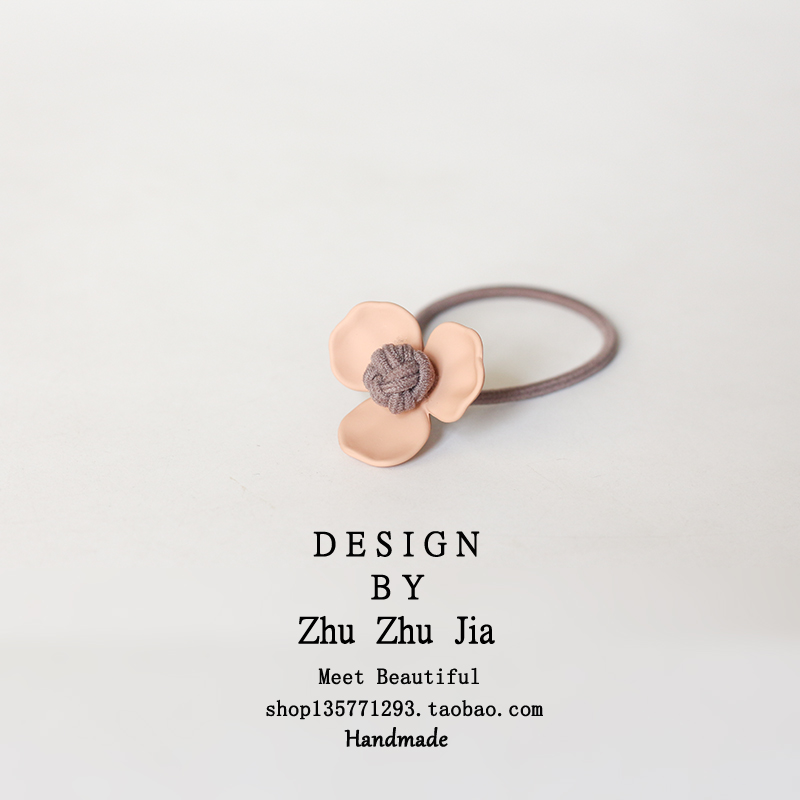 Đầu dây tóc vòng tóc dây đeo bao da cao su hạnh phúc Hàn Quốc nhỏ tươi đơn giản cá tính đuôi ngựa phụ kiện tóc dây buộc tóc cổ trang