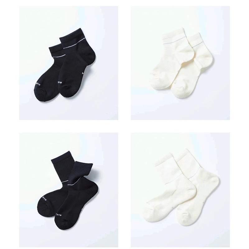 In-Stock Rototo Merino Japanese-Made Unisex Mid-Calf Merino Wool All-Weather High-Top Socks