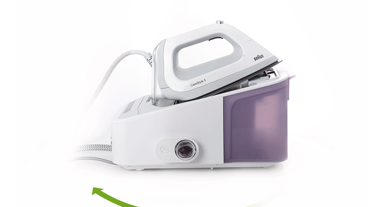 Gói thuế Đức BRAUN / Braun treo bàn ủi hơi nước cao áp thông minh nóng IS5042 	bàn ủi goldsun