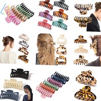 Hair accessories clips hairclips Claw Color Barrette Fashion
