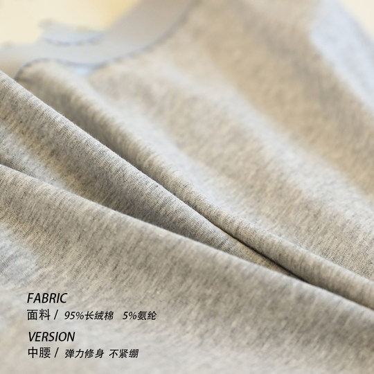 Japanese Gray Men's Underwear Pure Cotton Boxer Briefs Classic Solid Color Sweat-Absorbent Breathable 3-Pack Sports Boxer Shorts