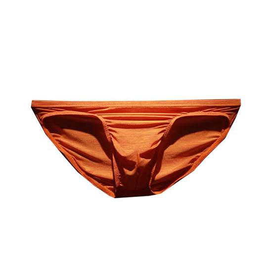 Japanese Low-Rise Men's Underwear, Pure Cotton, Antibacterial, Comfortable, Breathable, Simple Color, Modal Ice Silk Briefs