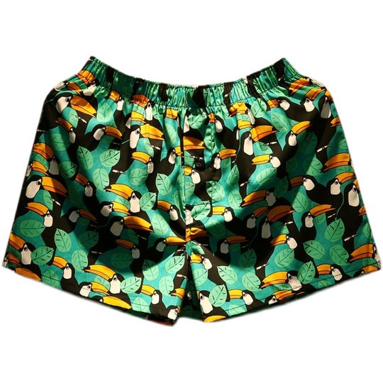 Japanese Men's Underwear, Pure Cotton, Antibacterial, Loose Fit, Boxer Shorts, Cartoon Style, Personalized Shorts, Breathable Sports Boxer Briefs, Trendy