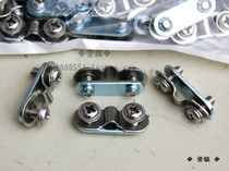 Fender snap mud board stick fixture Stainless steel upper sheet Galvanized steel negative sheet Stainless steel screws