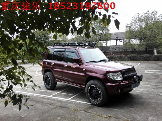 Changfeng tăng cao Mitsubishi Pajero io tải cài đặt hành lý giá dành riêng xe ô mái không phá hủy để đồ trên nóc xe