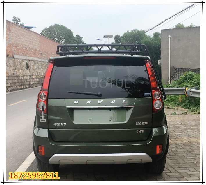 Great Wall Hover H5 sửa đổi xe tải đặc biệt xe tải roof khung hành lý giá roof rack đường dài tự lái xe thiết bị