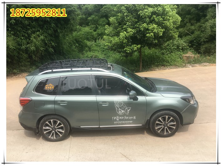 Subaru Forester mới Khung nhà để xe tải đặc biệt Vật liệu thép không gỉ vào thiết bị tự lái - Roof Rack thanh lý giá nóc ô to
