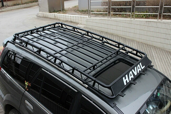 Great Wall Harvard H3 sửa đổi chiếc xe đặc biệt off-road tải hành lý khung mái bằng thép không gỉ - Roof Rack bán giá nóc xe ô tô	