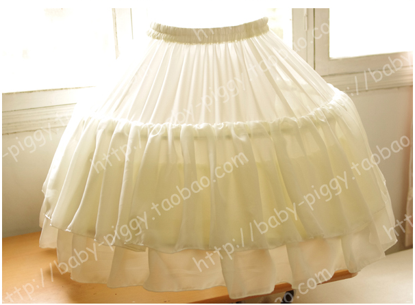 Cosplay daily fish bone Lolita breathable chiffon steel bone violently deformed steel bone skirt support lolita