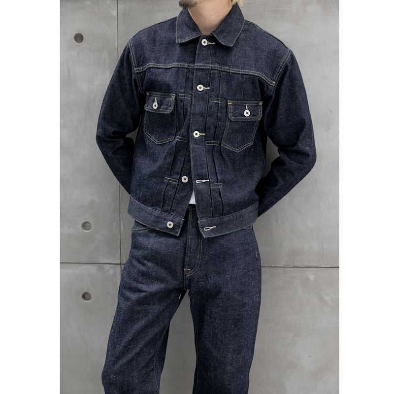 Currahee Men's Casual Fashion 13oz Sugar Cane Cotton Fiber 1953 Original Color 2Nd Generation Denim Jacket Currahee Men's Casual Fashion 13oz Sugar Cane Cotton Fiber 1953 Original Color 2Nd Generation Denim Jacket