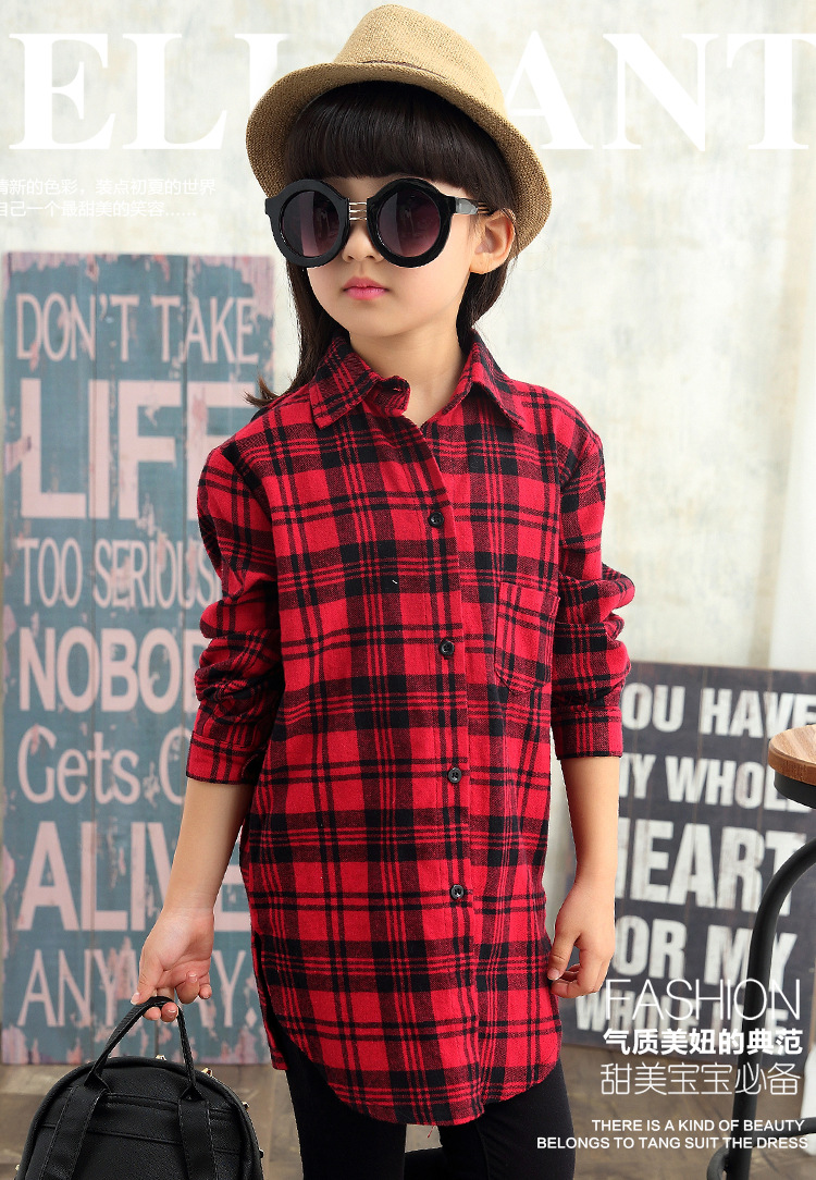 Chemise fille à manche longue - Ref 2084670 Image 25
