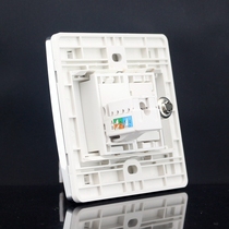 Silver edge type 86 two-position CAT6 computer plus TV panel network cable broadband panel TV closed-circuit television socket