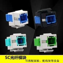 SC fiber optic broadband module SC coupler SC flange adapter optical fiber buckle matching panel and patch panel