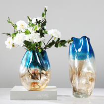 Modern minimalist glass vase swing piece Color-like room-room TV cabinet table tea flower flower floral decoration