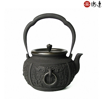 Taiwan Henglian full work iron pot antique Japanese iron pot Kansai exquisite gift box special offer