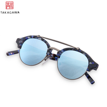 Japan Takagawa sunglasses Polarized mirror reflective color film 11007(can be equipped with myopia sunglasses)