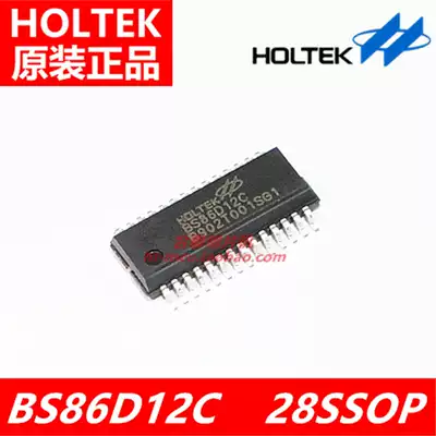 Taiwan Hetai original BS86D12C 28SSOP 12 key capacitive touch button single chip AD LED