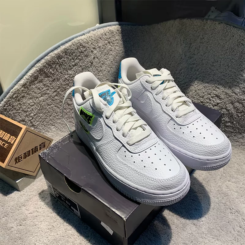 Кроссовки Nike Air Force 1 AF1 Air Force No. 1 Rainbow Hook женские низкие.Board обувь CT1414-101