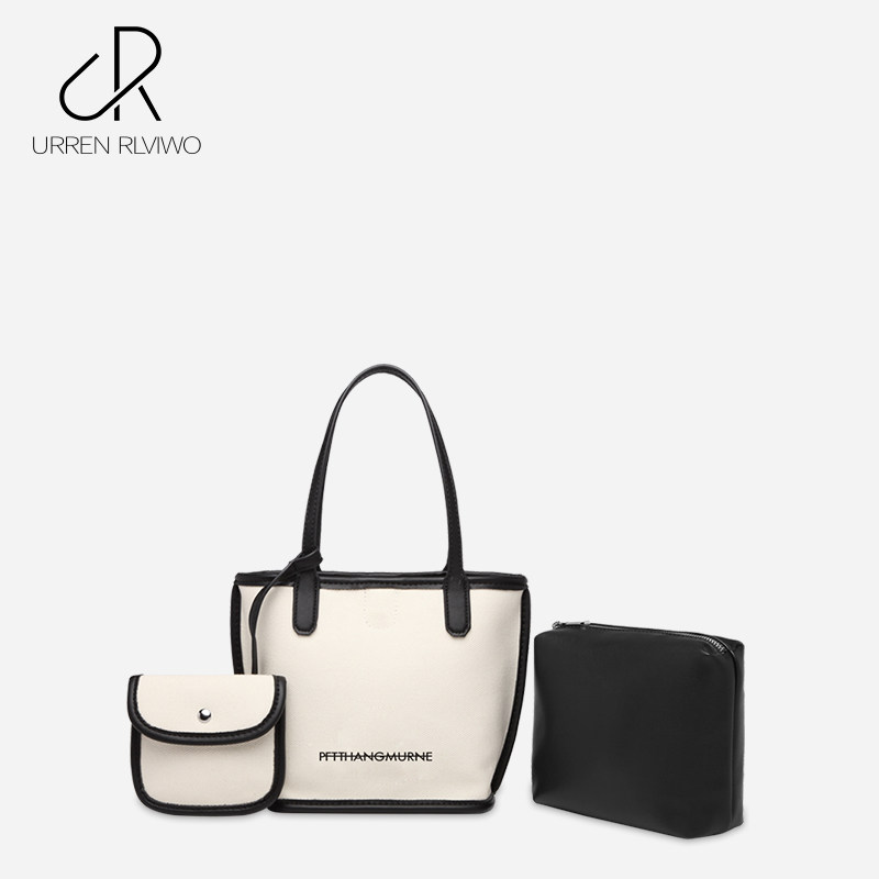 UR women's bag 2021 new fashion spring and summer fashion casual wild net red Ocean school canvas totter bag shoulder handbag