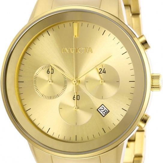 Invicta Specialty Chronograph Quartz Gold Dial Men's Watch 29481