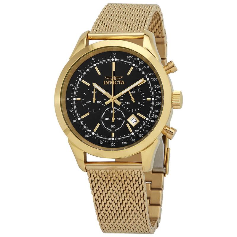 Invicta Speedway Chronograph Black Dial Men's Watch 25223
